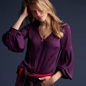 Cabi purple blouse